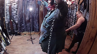 Part 1:- Punishment session for Stephanie for not sucking enough cock with Domina Satana and Lanista Bear.