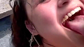 Put My Mouth to Work! Don’t I Look Pretty with His Monster Cock?