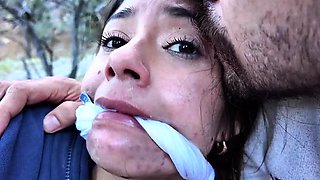 Big cock for tight ass of brunette teen
