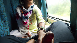 An Unknown Man Came and Sat on Bhabhi's Seat and Enjoying Sexi Moment