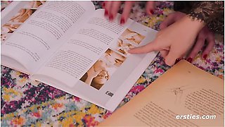 First Time - Cute Amateur Lesbian Foursome Take Turns Pleasuring Each Other (part 2 Of 3)