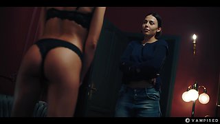 Lesbian Vampire Foot Worship - Hobo Girl Taken From The Streets by Seducing Mistress