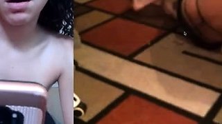 sissy gets CEI on cam