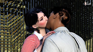 Newly Married Housewife Fucked Hard by Stranger Outdoors - Public Cheating Creampie