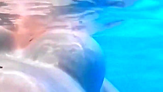 Breath Holding Underwater in Pool