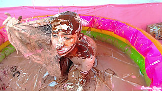 Wam!!! Anal Punishment with Slime and Brownie Dough