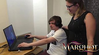 Sexy Stepmom Anal: Too Busy Gaming, My Stepson Takes My Big Ass Rough