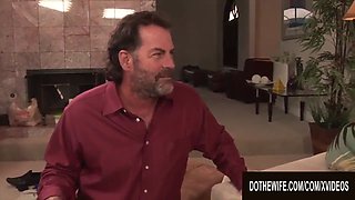 Do The Wife - Pounding Brunette Wives While Their Cucks Watch Compilation 3