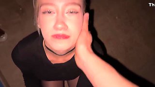 On The Way Home, I Met A Dirty Slut And Tore Her Into Non-pantyhose