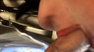 Skinny American Mom Homemade Blowjob