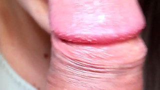 Stepsister Close up Sensual Blowjob