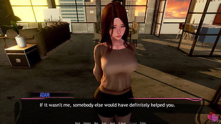 Murmur 9: Adam Presses Yui's Boobs First Time Apartment