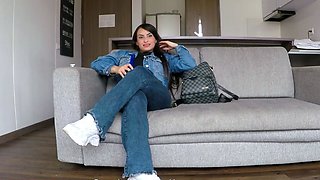 This CURVY LATINA took my cock DEEP