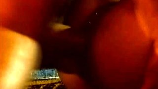 Brunette Doggystyled In The Backseat Of A Van