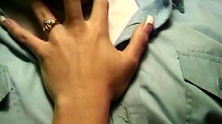 Tempting Blonde Babe Fucks Horny Guard Until a Facial Cumshot