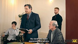 Mature4k. mature chick with Big Tits cheated on her hubby and ended up in court