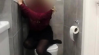 Teen slut licks the toilet at friend's house