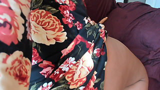 Anal close-up masturbation