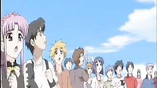 Plastic squeeze at blowjob movie