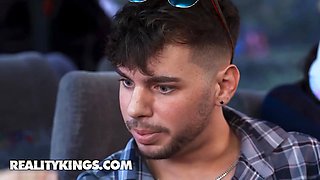 Reality kings - lexi victoria lures kai jaxon with her Big Tits and rails him on the bus for a crazy trip