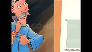 Big Tits Hentai MILF Home Animation - Panty Smell & Blowjob Fantasy