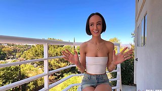 Brunette babe Alex Jett and her sexy partner Christina Sage in a steamy session