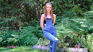 Peeing Overalls and Masturbating