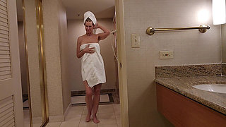 Hotel Shower Nude Tease for Fan Club