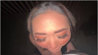 Busty Asian Has Loud Moaning Orgasm In Public