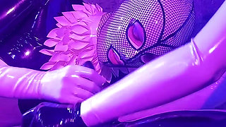 Rubber Fucked by Ava Fetishart While Fucking and Blowing Perv