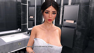 Jill Gets Fully Claimed in Bathroom - Thick Boobs Squeezed, Fat Ass Grabbed, Pussy & Ass Fucked