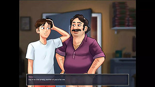 Summertime Saga Part 308 - Unexpected Threesome with Blonde Bikini Babe MissKitty2K