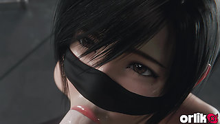 Yuffie Final Fantasy 7 - Wet Sloppy Blowjob Service only Mask Version 4K