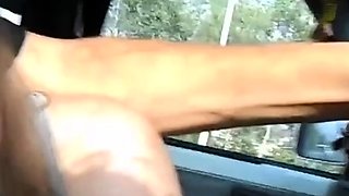 Road Trip to Crimea: Outdoor Car Sex with Russian Blonde MIL