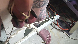 Unholy Crucifix Ballbusting