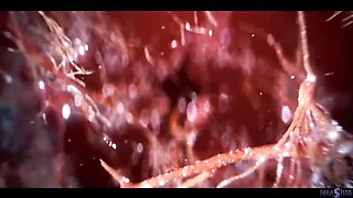 Lesbian Mad Scientist Fucked Rough by Monster - Pussy Eating & Facesitting