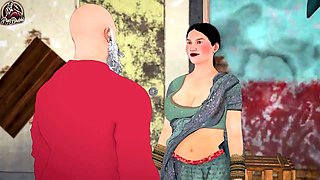 Desi Bhabhi had sex with her father in law