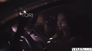 Luxury ladies share classy bald gentleman's BWC in erotic casino threesome