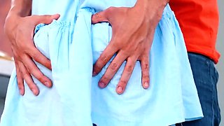 Alex Coal And Molly Little Seduce Lucky Cock