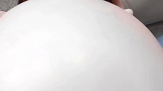 Masturbating loving babe solo toy plays with enthusiasm