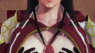 Hinoa From Monster Hunter Rise Takes Care of You After You Save His Village! Relax and Let Her Do It!