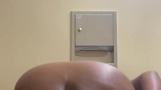 Honry at Work Rubbing My Pussy Bouncing My Boobs