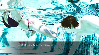 Fate and Life: Vaulinhorn 11 - Matias & Maive Bathroom Sex, Alfred & Joyce Pool Fucking in 3D Hentai