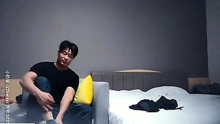 Amateur Asian College Teen Gives Blowjob