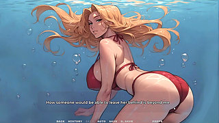 My New Girlfriend [ Taboo Hentai Game ] Ep.52 Caught My MILF Neighbor Boob in the Pool Just Next to My Stepmom!