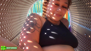 Lucky Gurl Nicole Santana - Playground Car Sex