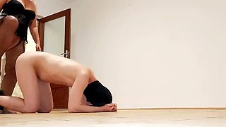 Step Mom Catches Step Son Jerking Off With Her Pantyhose On His Head - Rough BDSM Punishment Part 3