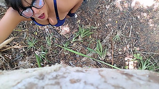 Sex with my beautiful, busty stepdaughter in the jungle