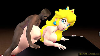 Princess Peach Cheating Mario Doggy Position
