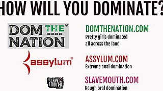 Bound horny submissive teen eating out assholes